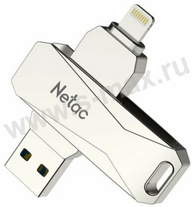 ���������� USB-C/USB3.0 128Gb Netac U782C silver