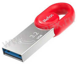 ���������� USB 3.0 64Gb Netac UM2 red/silver
