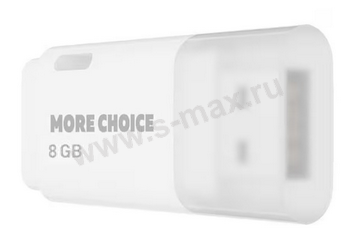 ���������� USB 2.0 8Gb More Choice MF8 white