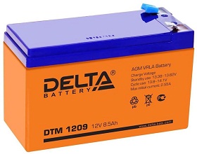 Аккумулятор 12V 9Ah Delta DTM1209