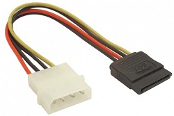 .  Molex (M)  SATA (F)