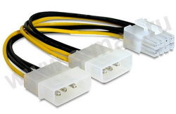 .   / PCI-E 8pin-->2 Molex 4pin