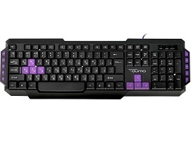 Клавиатура QUMO Desert Eagle Pro <USB> черная