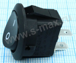 . ON-OFF 2pin RK2-13 1X1 250v 10a Black 