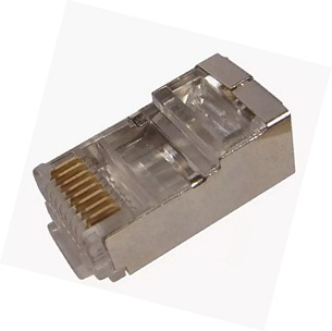 Коннектор RJ-45 cat.5 (8P8C) металл