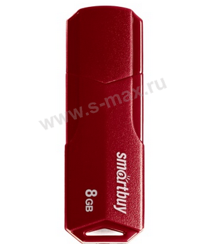  USB2.0  8Gb Smartbuy Clue Burgundy