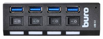  USB3.0 Buro BU-HUB4-U3.0-L  4-port