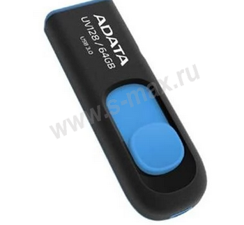 ���������� USB 3.0 64Gb A-Data UV128 black/blue