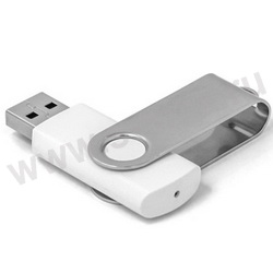  USB 2.0 4Gb Mirex Swivel white