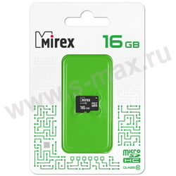  microSDHC 16Gb Mirex CL10 25/10 Mbs
