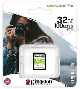  SDHC  32Gb Kingston CL10 100/85Mbs