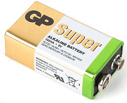   9V 6LR61 1604A GP Super Alkaline SR1