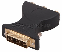  DVI  --> 3RCA  RBG  Gold