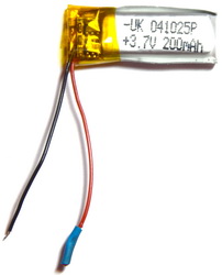  3.7V  200mAh  041025 Li-Pol