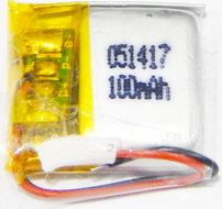  3.7V  100mAh  041516  Li-Pol