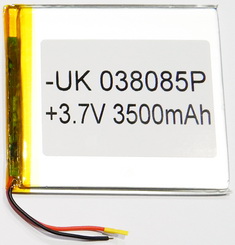  3.7V 3500mAh  047595 Li-Pol
