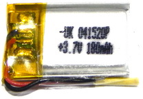  3.7V  180mAh  041518 Li-Pol