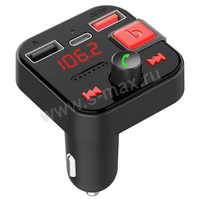 FM-трансмиттер Eplutus FB-20 BT/QC3.0/2USB+Type-C