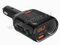 FM-трансмиттер Eplutus FB-22 BT/QC3.0/USB+Type-C