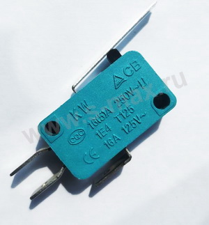  KW7-1 3pin 6,3mm 16 250V