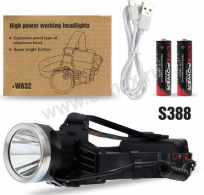 ������ �������� W632 S388 1LED 18650 USB-MIC