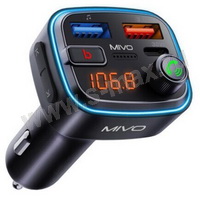 FM-трансмиттер Mivo MF-07 2USB-A+C PD/QC3.0/BT5.3