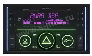 А/магн. Aura INDIGO-847DSP USB/BT/Flac/2din 4x51W